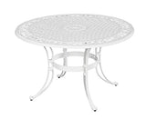 Homestyles 6652-328 5 Piece Outdoor Dining Set, 48" Table, Off White homestyles