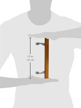 Wright Products - Replacement Oak Sliding Patio Door Inside Handle Set, Wood/Aluminum Grey - Internal Sliding Door Handle Wright Products
