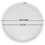 RESINWORLD 14'' XL Large Round Mold, 0.5'' Deep Tray Silicone Mold, Flat Serving Tray Mold Board Mold for Resin Casting ResinWorld