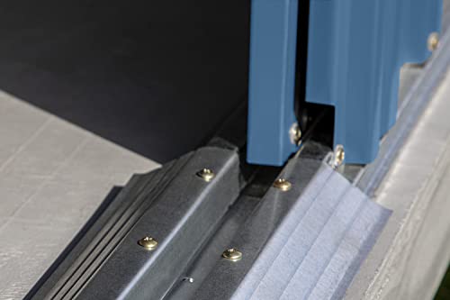 Arrow Classic Steel Storage Shed, 10x4, Blue Grey Arrow Shed