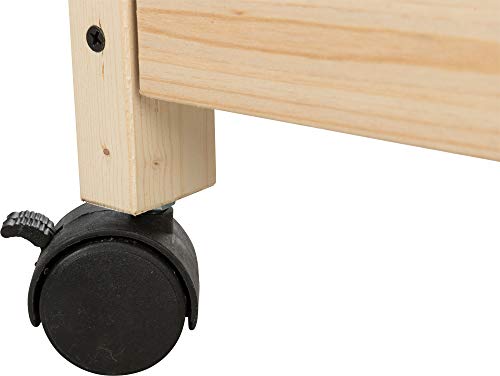 TRIXIE Natura X-Small Indoor Rabbit Hutch, Pet House for Rabbits and Guinea Pigs, Bunny Cage on Wheels, Pull Out Tray TRIXIE