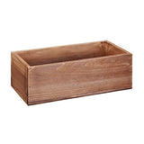 12” Wood Pallet Bin by Make Market - Rustic Crate Boxes for Storage, Decorative Display, Arts & Crafts, Made of 100% Wood - Bulk 4 Pack Make Market