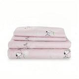 Berkshire Blanket Peanuts® Kids Sheet Set King Size - 4 Pieces,Cute Character Snoopy Printed Soft Microfiber Bed Sheets,Peanuts Make A Wish Spring Pink Berkshire Blanket