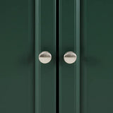 Crosley Furniture Madison Kitchen Island with Solid Wood Top and Optional Casters, Emerald Green Crosley Furniture