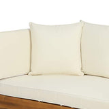 Christopher Knight Home Patrick Outdoor Acacia Wood Expandable Daybed with Water Resistant Cushions, Teak Christopher Knight Home