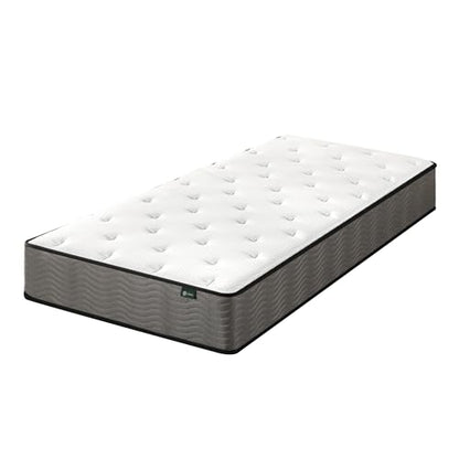 ZINUS 10 Inch True Support Hybrid Mattress [New Version], Twin, Fiberglass Free, Medium Feel, Motion Isolation, Certified Safe Foams & Fabric, Mattress in A Box