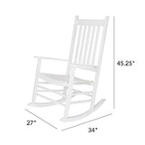 Shine Company Vermont Porch Rocker – White Shine Company