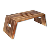 Victor DC075 High Rise Foldable Acacia Wood Laptop Stand Victor