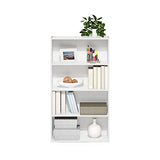 Furinno Pasir 4-Tier White Bookshelf & Storage Solution Furinno
