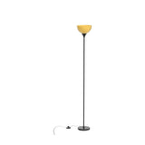 PESRAE Floor Lamp, Remote Control with Stpeless Color Temperatures and Brightness, Torchiere lamp for Bedroom, Living Room, Bulb Included (Matte Black) PESRAE