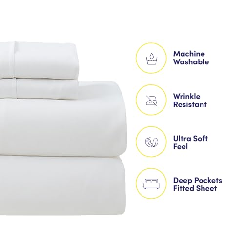 Twin Comforter Set with Sheets - 5-Piece Bedding Collection - 1 Comforter, 1 Fitted Sheet, 1 Flat, 2 Pillowcases - Deep Pocket - Soft & Premium Quality - Ideal for All Seasons, Checkered Box Sweet Home Collection