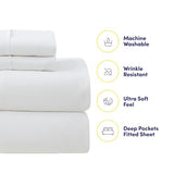 Twin Comforter Set with Sheets - 5-Piece Bedding Collection - 1 Comforter, 1 Fitted Sheet, 1 Flat, 2 Pillowcases - Deep Pocket - Soft & Premium Quality - Ideal for All Seasons, Checkered Box Sweet Home Collection