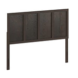 Queen Size Dark Brown Wooden Four Panel Headboard by BizChair BizChair