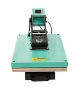 Montary 16x24 Commercial Grade Semi-Automatic 2000W High Pressure Multifunction Heat Press Machine: Boasting a Slide Out Lower Platen, Fast Heating & Infrared Positioning,Green Montary