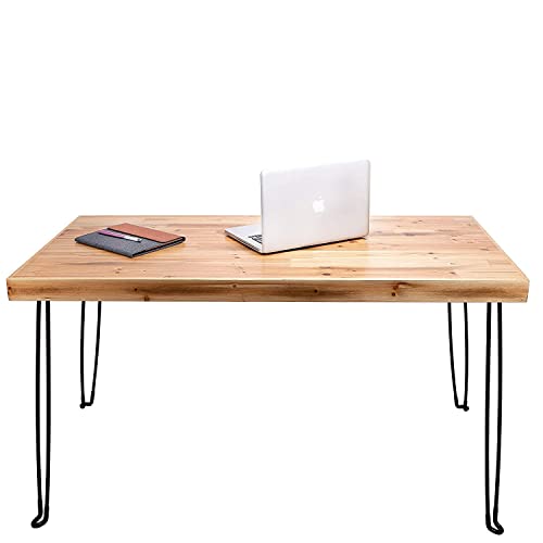 Sleekform Portable Folding Desk - Wood Foldable Table - No Assembly Easy Fold Desks for Small Spaces - Space Saving Collapsible Computer Tables for Work, Writing, Crafts Sleekform