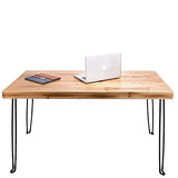 Sleekform Portable Folding Desk - Wood Foldable Table - No Assembly Easy Fold Desks for Small Spaces - Space Saving Collapsible Computer Tables for Work, Writing, Crafts Sleekform