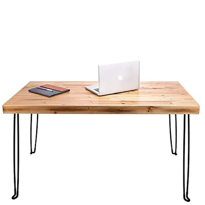 Sleekform Portable Folding Desk - Wood Foldable Table - No Assembly Easy Fold Desks for Small Spaces - Space Saving Collapsible Computer Tables for Work, Writing, Crafts - WoodArtSupply