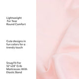 The Peanutshell 4-Pack Fitted Crib Sheet Set - Super Soft & Breathable Baby Girl Crib Sheets, Nursery Decor, Fit for Standard Mattress Cover- Whimsical Floral The Peanutshell