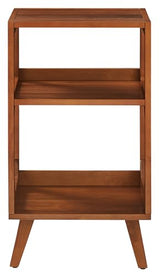 Crosley Furniture Asheville Mid-Century Modern Media Console Record Player Stand, Storage for Vinyl Records, Walnut Crosley Furniture