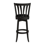 Hillsdale Savana Wood Bar Height Kitchen Stool, 29.5" High, Black Hillsdale