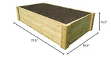 Infinite Cedar Deep Root Cedar Raised Bed Garden Kit Infinite Cedar