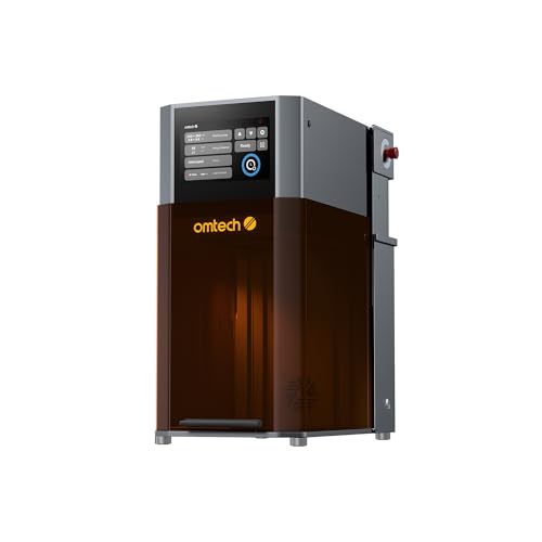 OMTech Dual-Laser Engraver, 10"x10" & 6"x6" 30W Fiber Laser & 20W Diode Laser Marking Machine, Metal & Non-Metal Laser Engraving Machine with Autofocus 16MP Camera for Wood Copper Silver Leather Gold OMTech