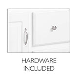 Design House Brookings 30 Inch Bathroom Vanity, Ready to Assemble, Solid Wood, Sherwin Williams® White, 586941 Design House