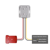 Mellif DC Power Adapter Compatible with Milwaukee 18V Battery, 18V to 12V Step Down Voltage Converter, 180W Inverter Automatic Buck Converter Regulator for Golf Cart Led Strip Light (Tool Only) Mellif
