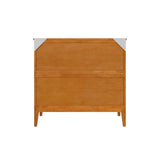 AFI, Santa Fe Twin Murphy Bed Chest with 6" Mattress & Built-in USB Charger, Light Toffee AFI