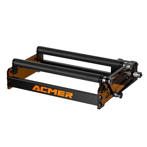 ACMER M3 Laser Rotary Roller, 360° Y-Axis Rotary Module for Cylindrical Engraving, Adjustable 6–164mm Diameter, Compatible with ACMER P3/P2/P1/S2/S1/P1 S Pro and Most Laser Engravers ACMER