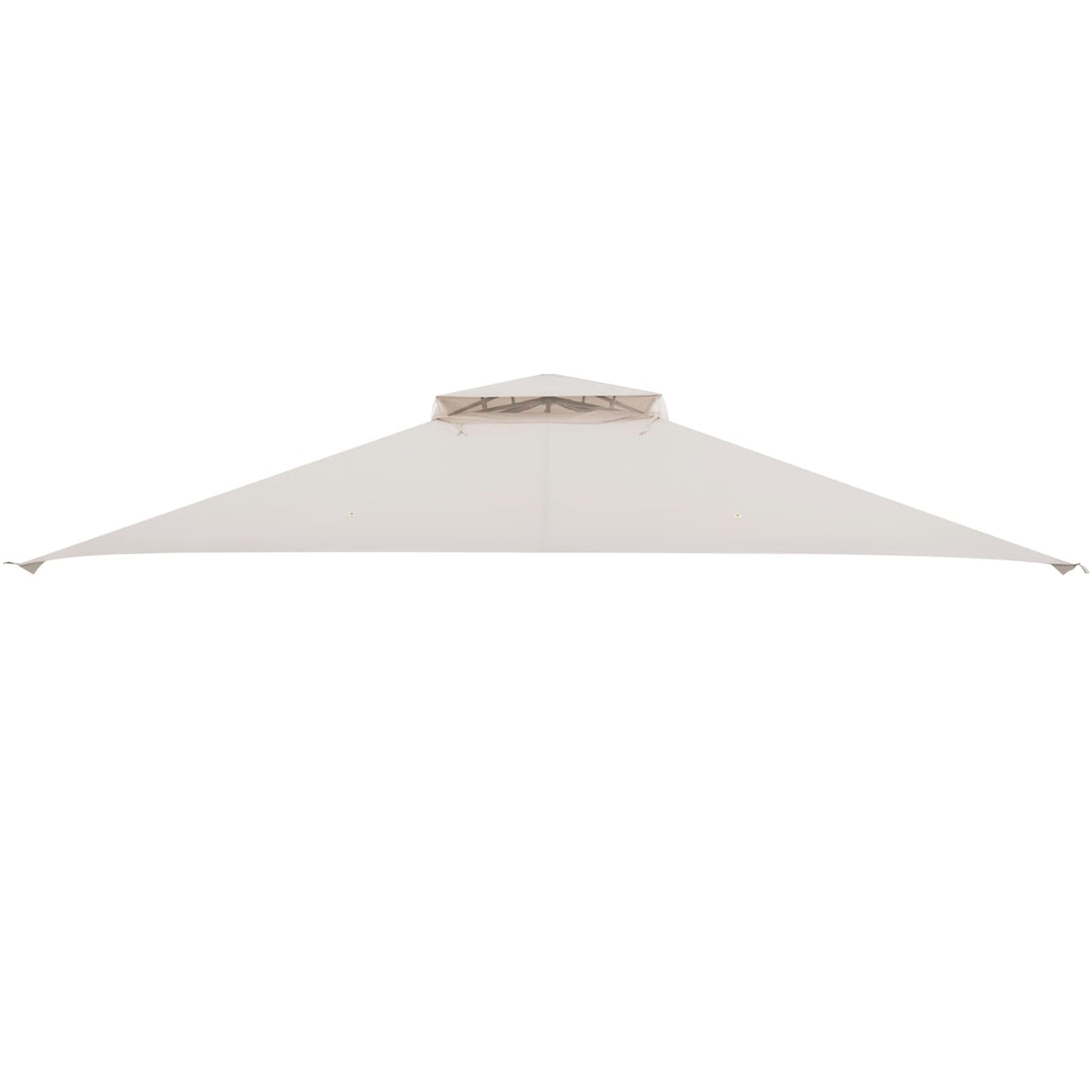 Tangkula 10x12 Ft Gazebo Replacement Canopy Top, Double Tier Canopy Replacement Roof with Air Vent and Drainage Holes, CPAI-84 Outdoor Canopy Top Cover for Garden, Backyard, Patio (Beige) Tangkula