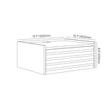 homary Floating Wooden Nightstand with Light & Charging Station, Wall Mounted Nightstand with Drawer, Wireless Charging, USB Ports, Modern Natural Floating Bedside Table for Bedroom homary