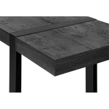 Monarch Specialties I 2861 Accent Table, Console, Entryway, Narrow, Sofa, Living Room, Bedroom, Metal, Laminate, Black, Contemporary, Modern Monarch Specialties