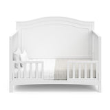 Graco Paris 4-in-1 Convertible Crib (White) - GREENGUARD Gold Certified, Converts to Toddler Bed, Daybed and Full Bed, Fits Standard Crib Mattress, Adjustable Mattress Base Graco