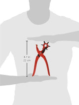 KNIPEX - 90 70 220 Tools - Revolving Punch Pliers (9070220), Red Knipex Tools LP