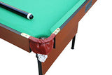 RACK Crux 55 in Folding Billiard/Pool Table (Green)-Portable and Space-Saving Entertainment! RACK