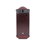 SEIKO Stately Dark Brown Solid Oak Case Wall Clock with Pendulum and Chime Seiko