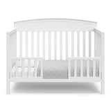 Graco Benton 5-in-1 Convertible Crib (White) – GREENGUARD Gold Certified, Converts from Baby Crib to Toddler Bed, Daybed and Full-Size Bed, Fits Standard Full-Size Crib Mattress Graco