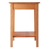 Winsome Studio Beech Wood End/Printer Table, Honey (99323) Winsome