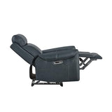 KISLOT Leather Recliner Chair for Adults Wall Hugger RV Recliner with USB Charging Ports Electric Power Reclining Sofa for Living Room Home Theater Seating Bedroom
