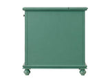 Martin Svensson Home Elegant Power Chairside End Table, 24 in x 16 in x 25 in, Antique Teal Martin Svensson Home