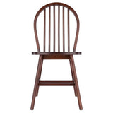 Windsor 2-Pc Chair Set - Walnut Winsome