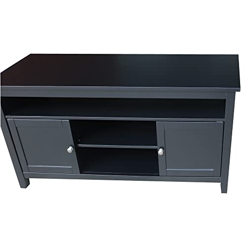 IC International Concepts Entertainment/TV Stand, Black IC International Concepts