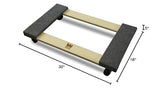 WEN 1320 lbs. Capacity 18 in. x 30 in. Hardwood Furniture Moving Dolly, Two Pack WEN