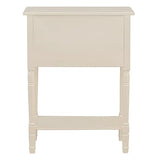 Knocbel Slim Antique Entry Console Table with 3 Drawers & Bottom Open Shelf, Solid Wood Narrow Sofa Couch Table for Entryway Hallway Living Room 23.7" W x 13" D x 31.4" H Beige Knocbel