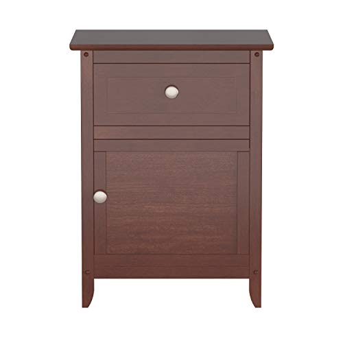 Winsome Wood Eugene Accent Table, Walnut, FURNITURE Winsome