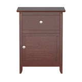 Winsome Wood Eugene Accent Table, Walnut, FURNITURE Winsome