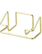 Leicraft Business Card Holder for Desk, Cute Metal Card Organizers and Office Desk Accessories for Men and Women (Golden) Leicraft