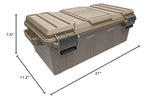 MTM ACDC30, Divided Ammo Crate Utility Box, Water- Resistant, Stackable, Snap Latch, USA Made, Dark Earth MTM