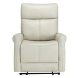 KISLOT Leather Recliner Chair for Adults Wall Hugger RV Recliner with USB Charging Ports Electric Power Reclining Sofa for Living Room Home Theater Seating Bedroom